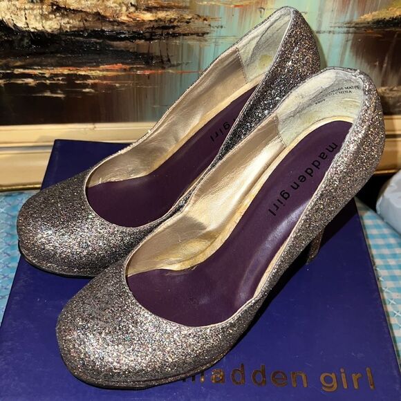 Madden Girl Sparkle Heels 👠 7.5 - Picture 5 of 12